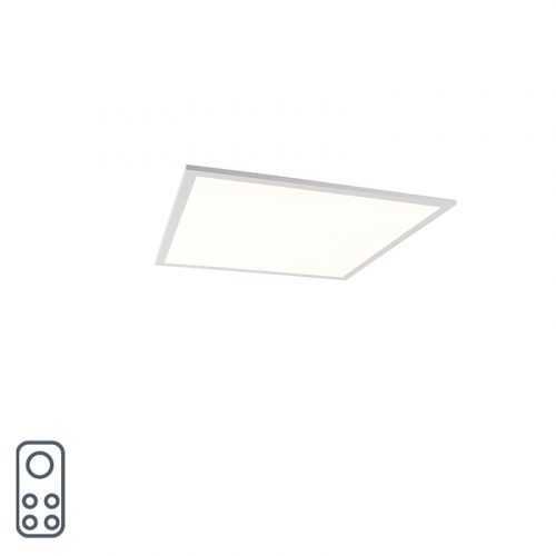 Bílé stropní svítidlo vč. LED a stmívače s dálkovým ovládáním - Liv
