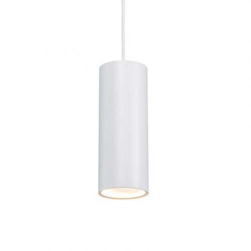 Designová závěsná lampa bílá - Tubo