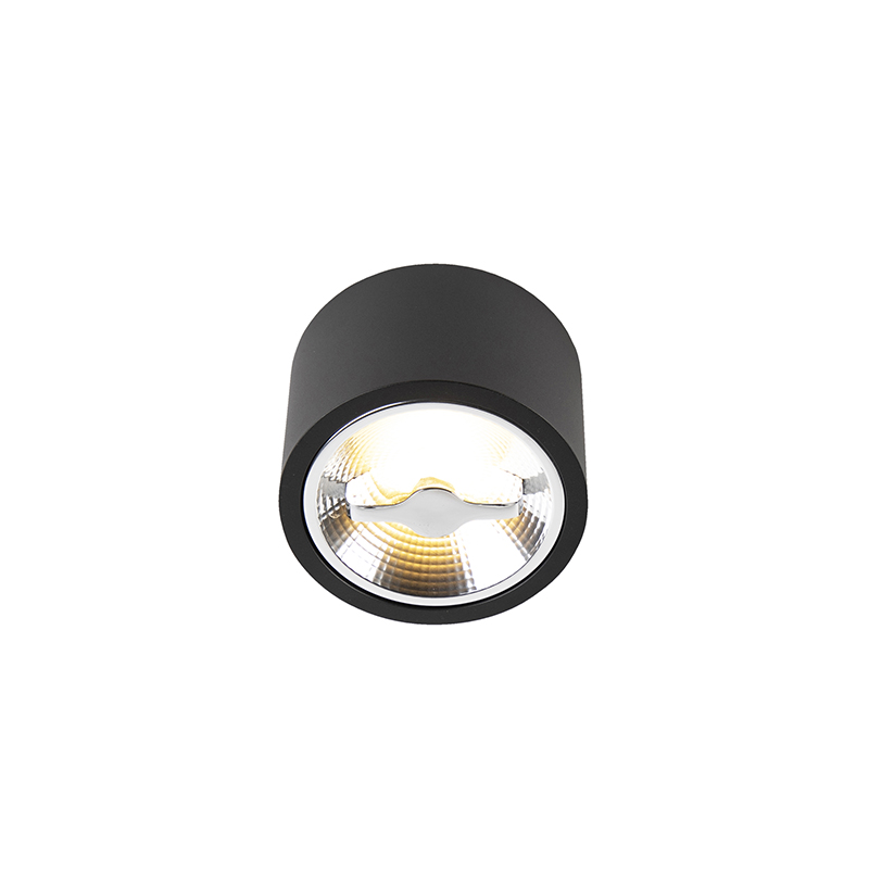 Moderní stropní bodový černý AR111 vč. LED - Expert
