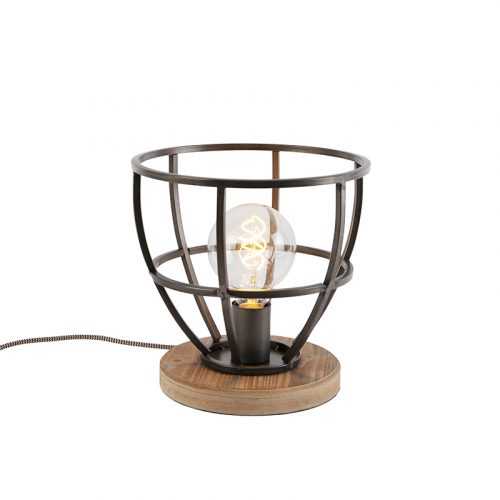 Průmyslová stolní lampa černá - Arthur