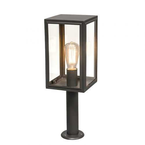 Sloupek venkovní lampy šedý 50 cm IP44 - Sutton