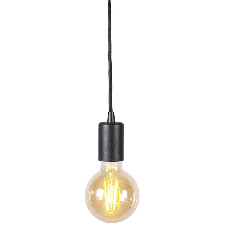 Smart hanglamp zwart incl. wifi G95 lichtbron - Facil