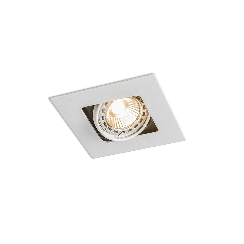 Smart inbouwspot wit vierkant incl. wifi GU10 - Artemis