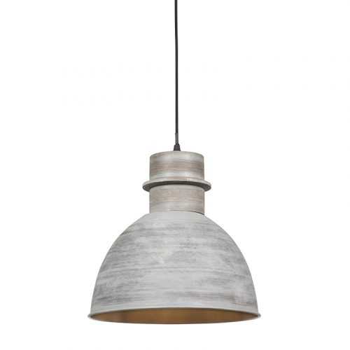 Venkovská závěsná lampa šedá - Dory