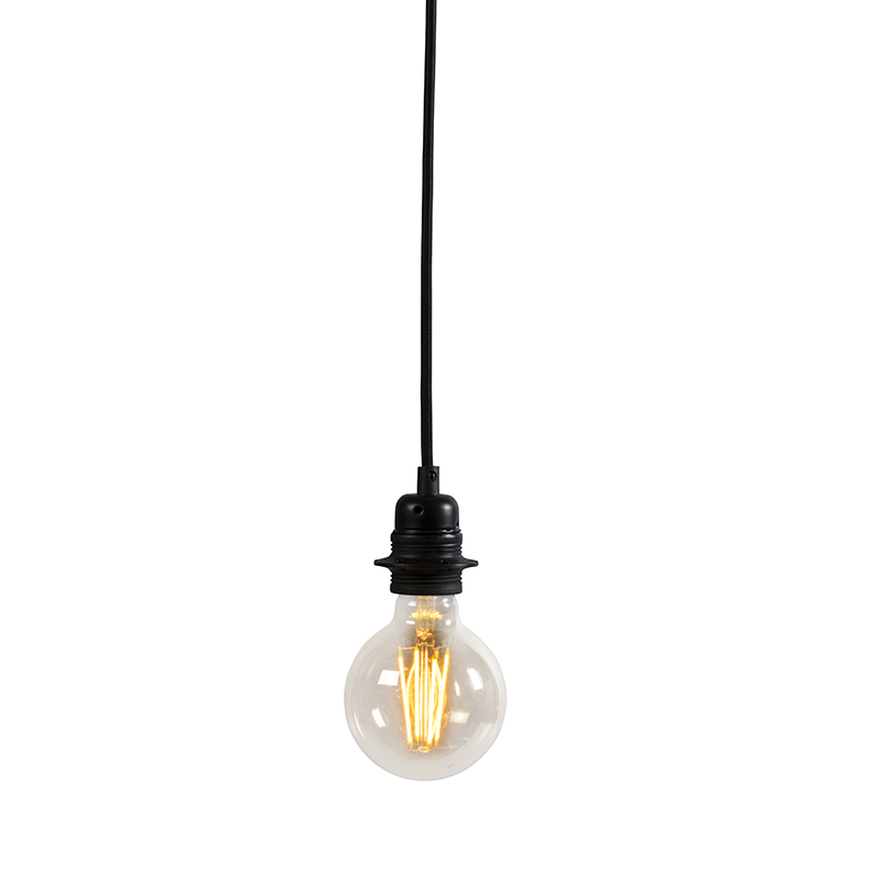 Moderní závěsná lampa černá stmívatelná - Cava Luxe 1