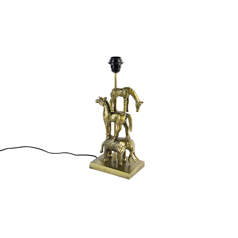Vintage stolní lampa mosaz - Dier Tre