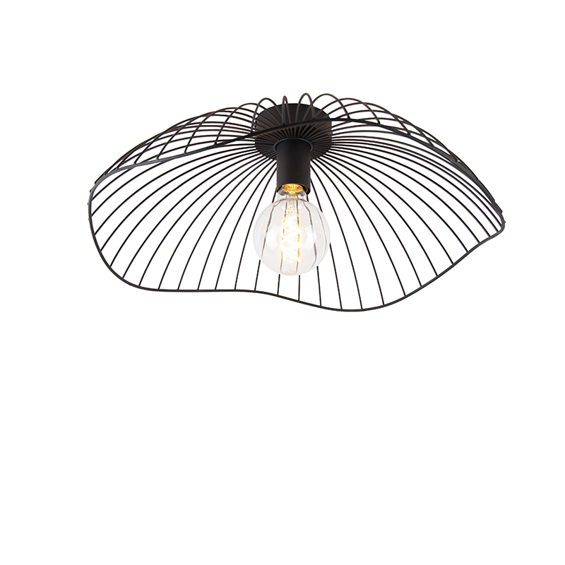Designové stropní svítidlo černé 50 cm - Pua