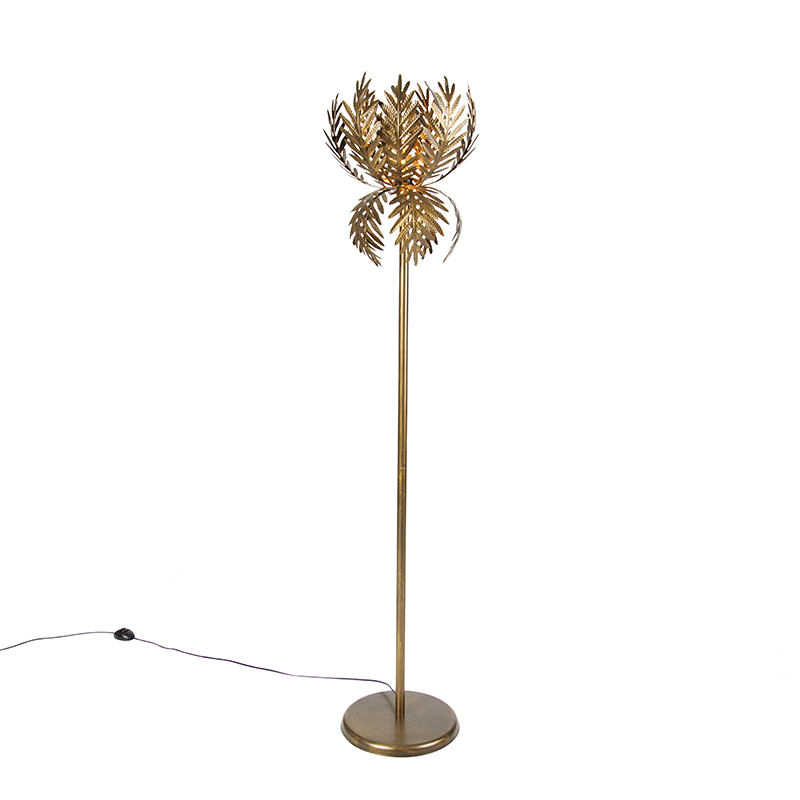 Vintage vloerlamp goud - Botanica Simplo