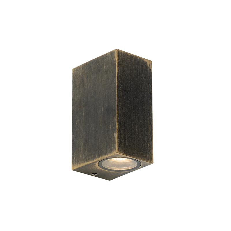 Moderne wandlamp antiek goud IP44 - Baleno II