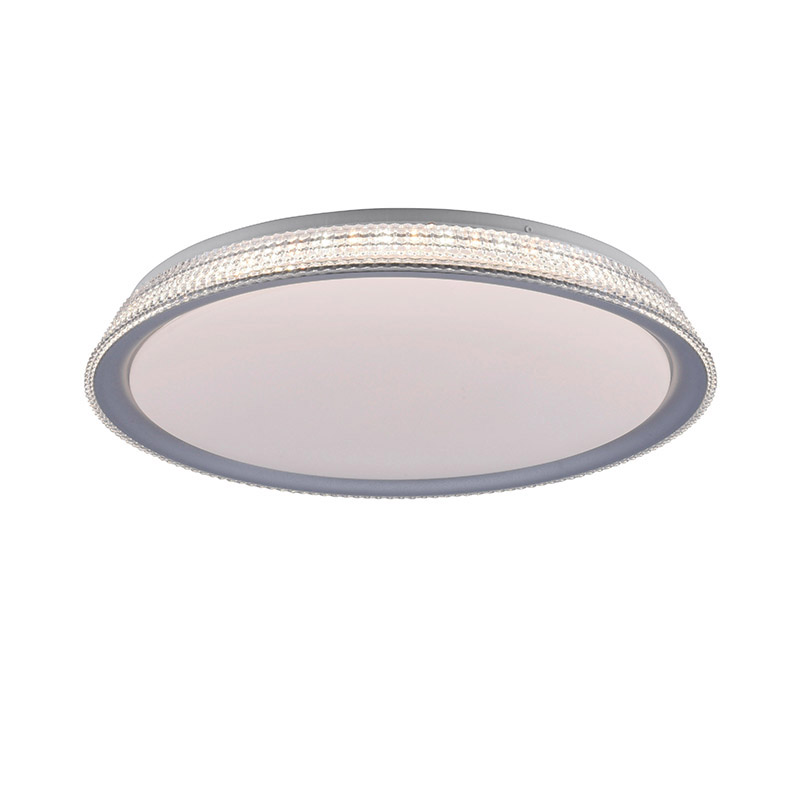 Design plafondlamp zilver 51 cm incl. LED dimbaar - Wendy