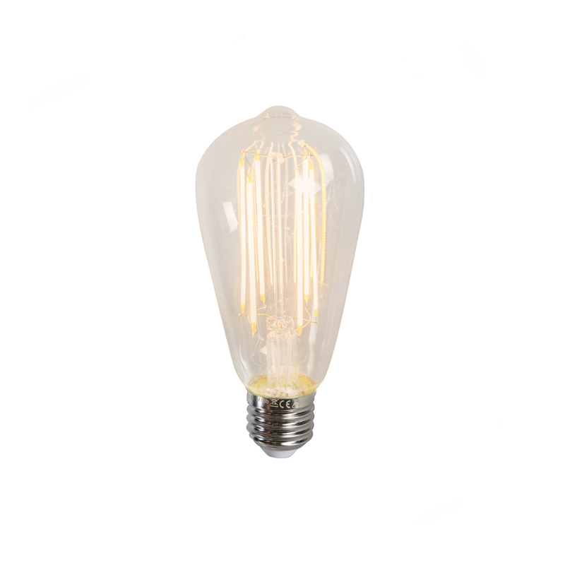E27 LED filament lang rustieklamp ST64 3