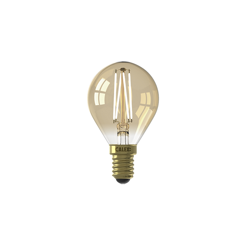 E14 dimbare LED lamp P45 goldline 3