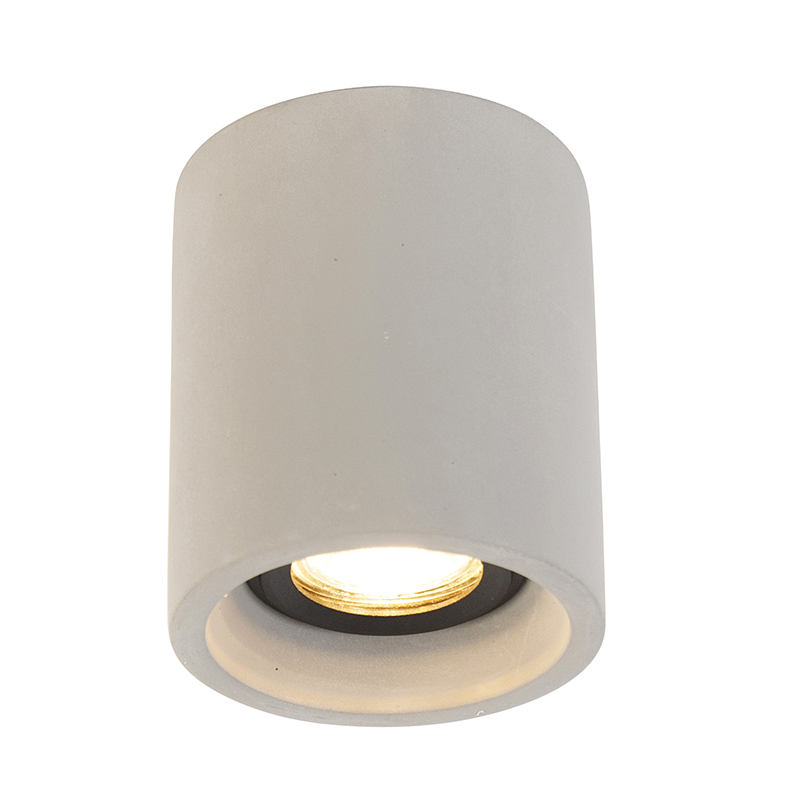 Smart ronde plafondspot beton incl. Wifi GU10 - Deep