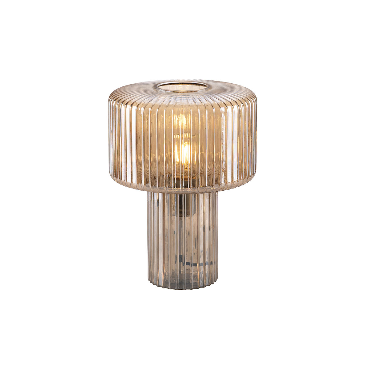 Design tafellamp amber glas - Andro