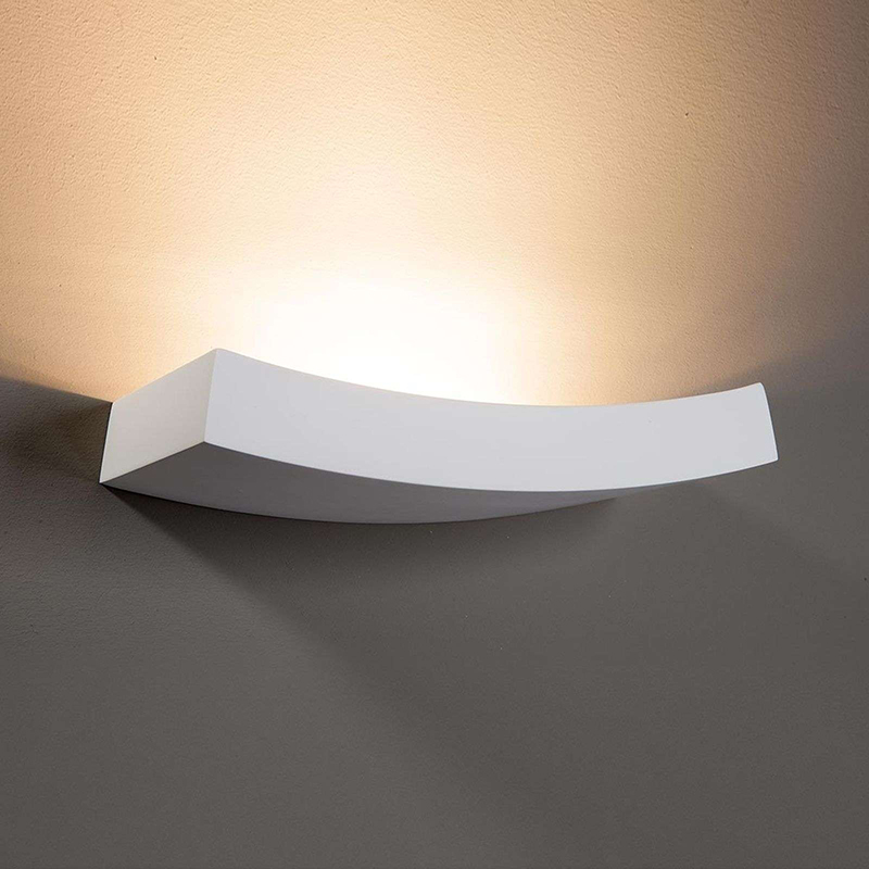 Designové nástěnné svítidlo bílá omítka - Leander