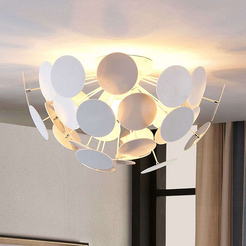 Designové stropní svítidlo bílé 3-světlo - Cerchio