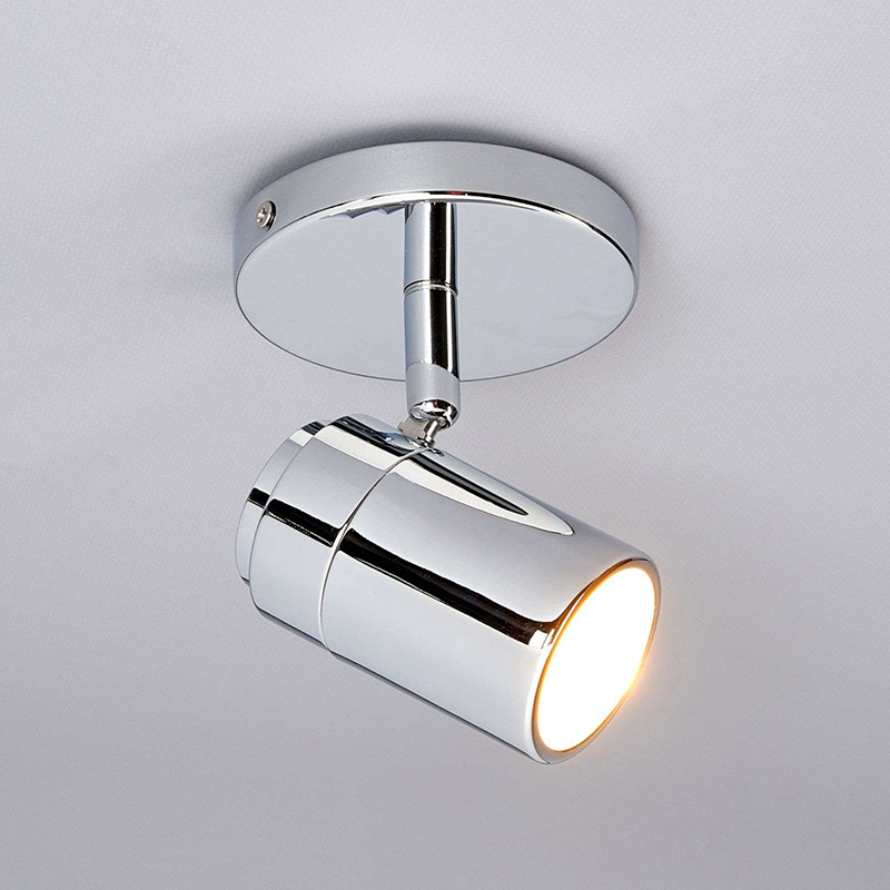 Moderní 1-světelná chromová koupelnová lampa - Dejan