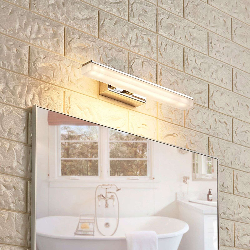 Moderní koupelnová lampa chrom 32 cm včetně LED IP44 - Julie