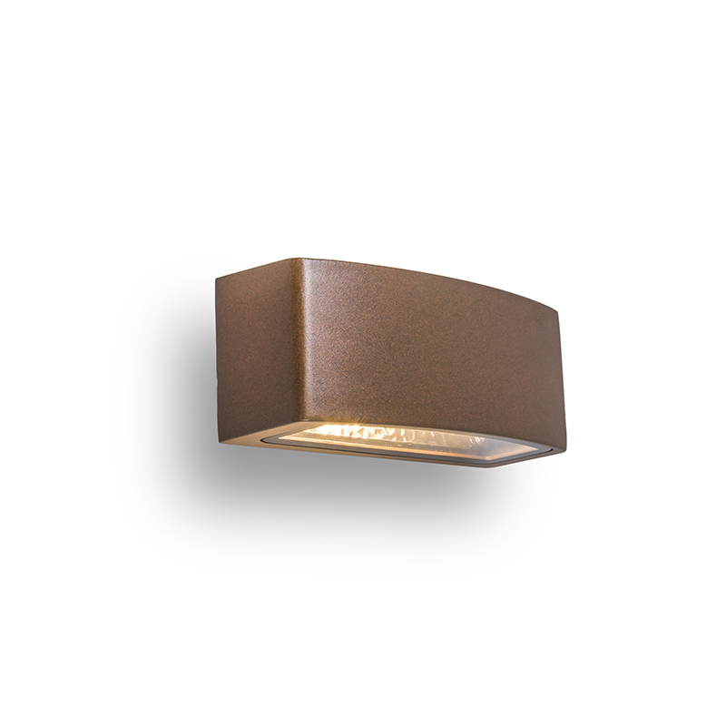 Nástěnná lampa Latina E27 rezavé barvy
