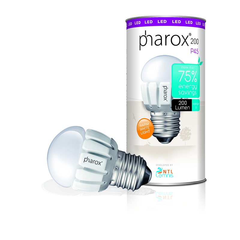 Pharox LED 200 P45 E27 5W 230V