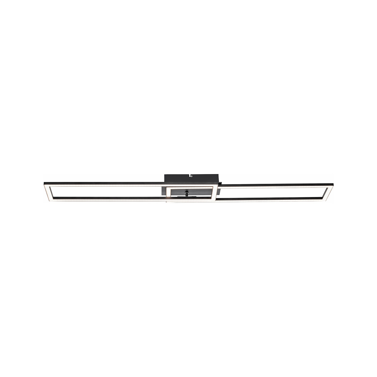 Plafondlamp zwart 101 cm incl. LED 3-staps dimbaar - Georgi