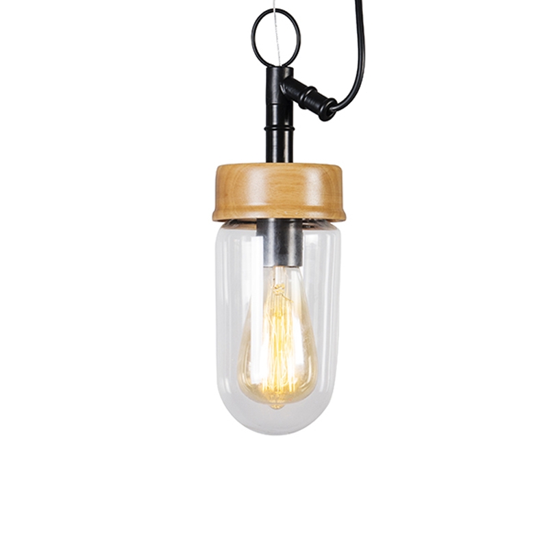Závěsná lampa Vacio dřevo
