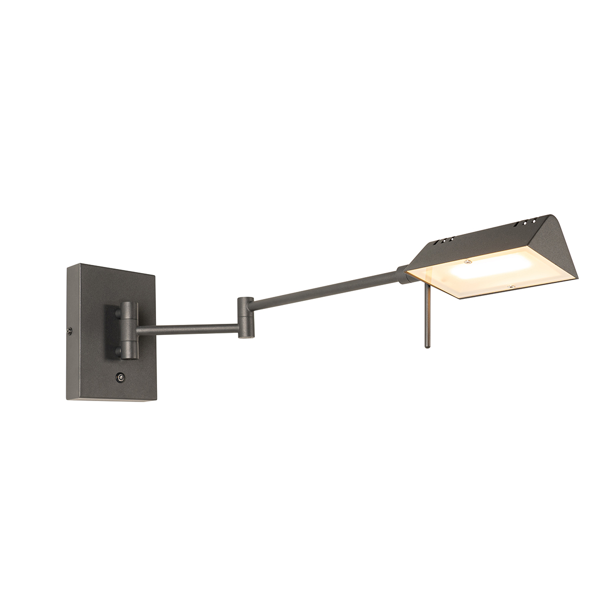 Design wandlamp zwart incl. LED met touch dimmer - Notia