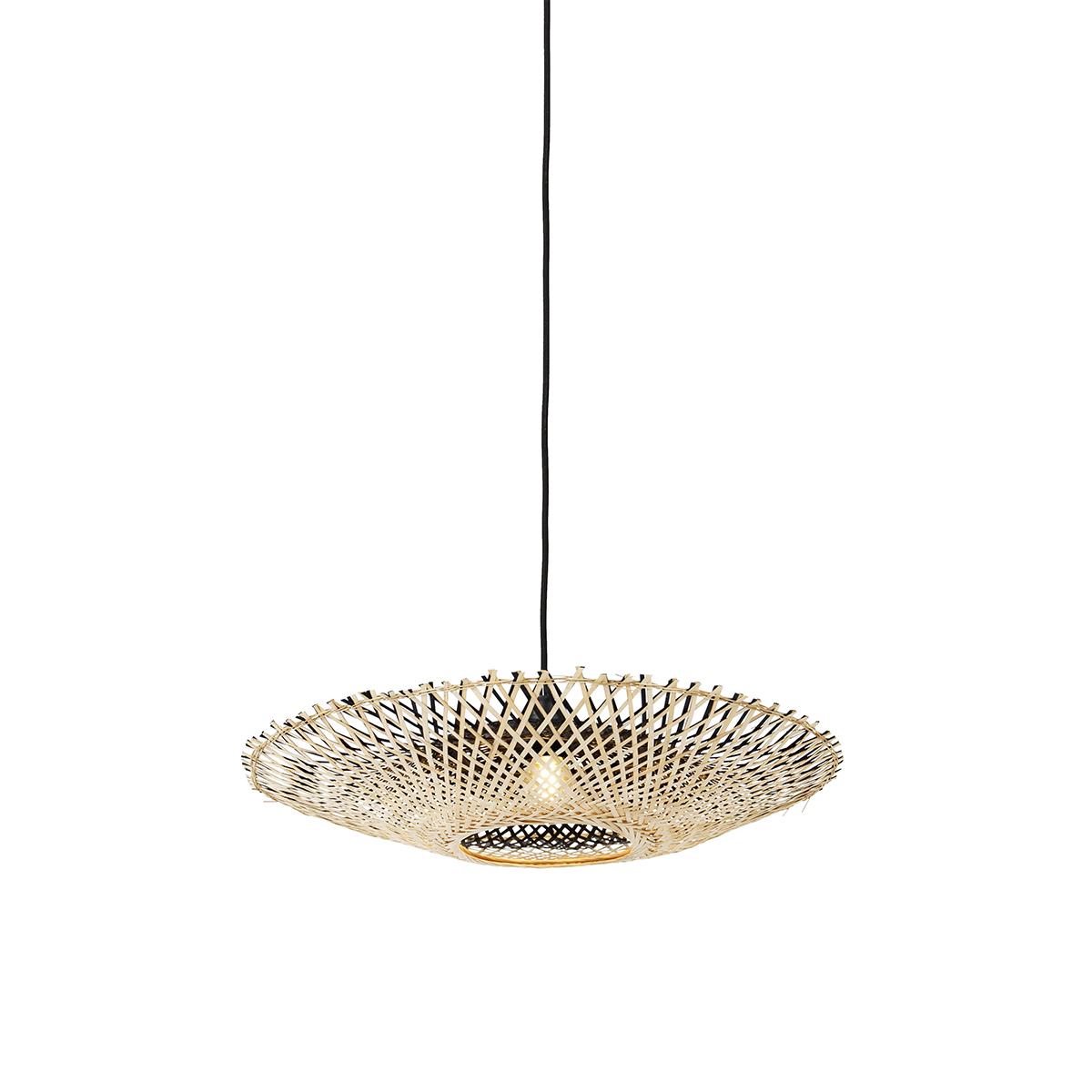 Oosterse hanglamp rotan 50 cm - Rina