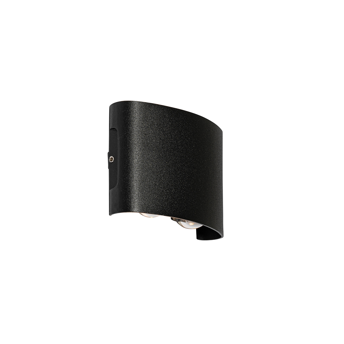 Buiten wandlamp zwart incl. LED 4-lichts IP54 - Silly