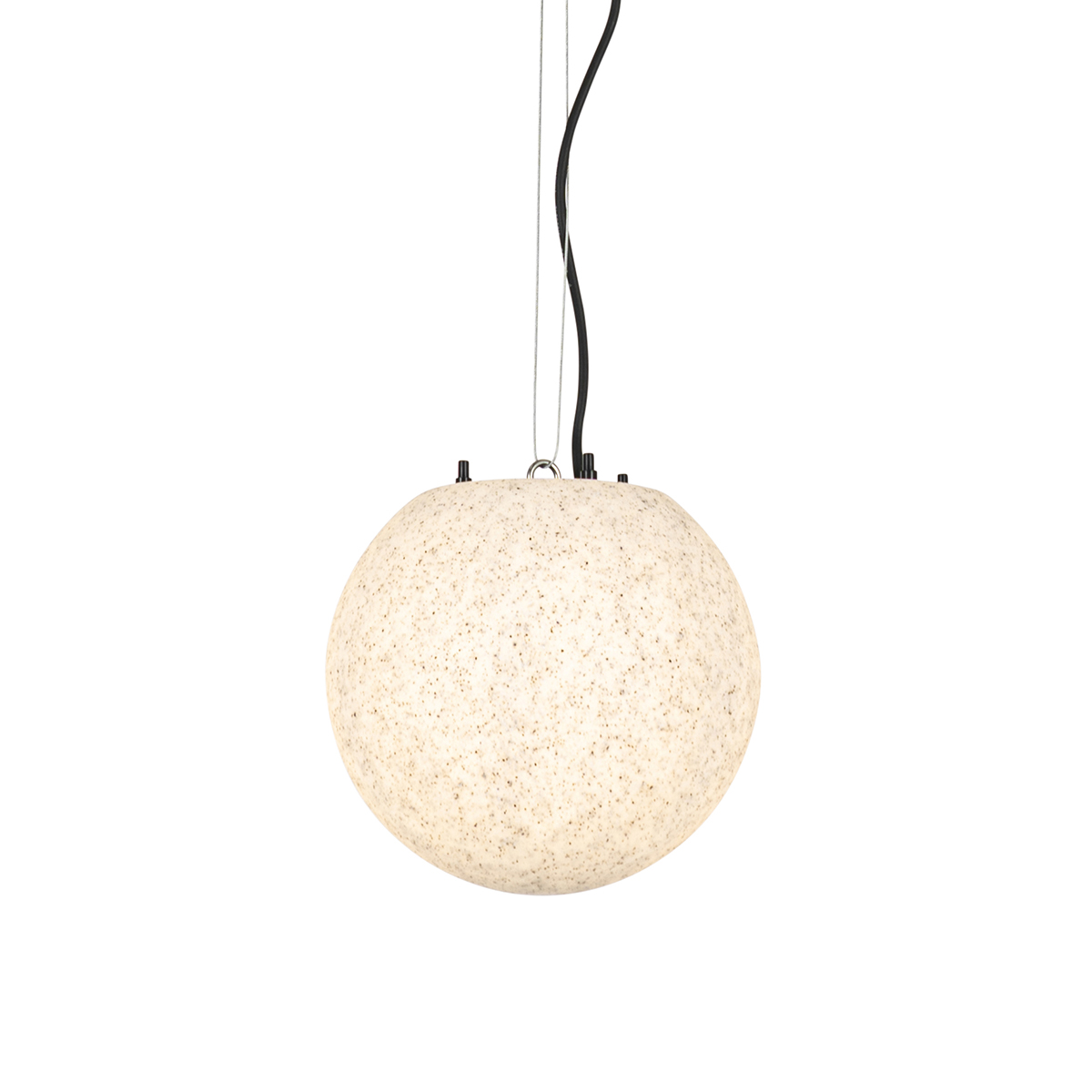 Moderne buiten hanglamp grijs 25 cm IP65 - Nura