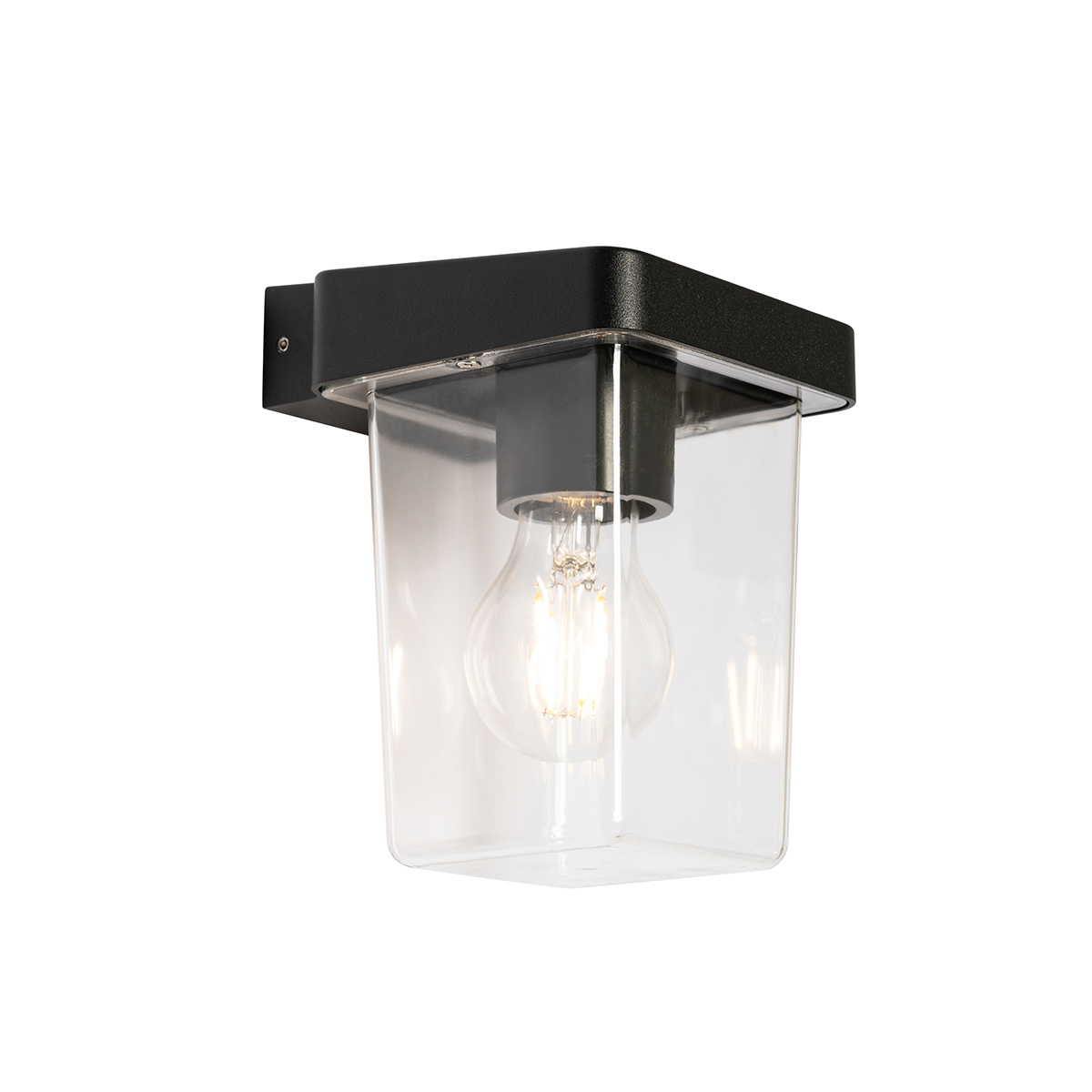 Moderne buiten wandlamp zwart IP54 - Chimay