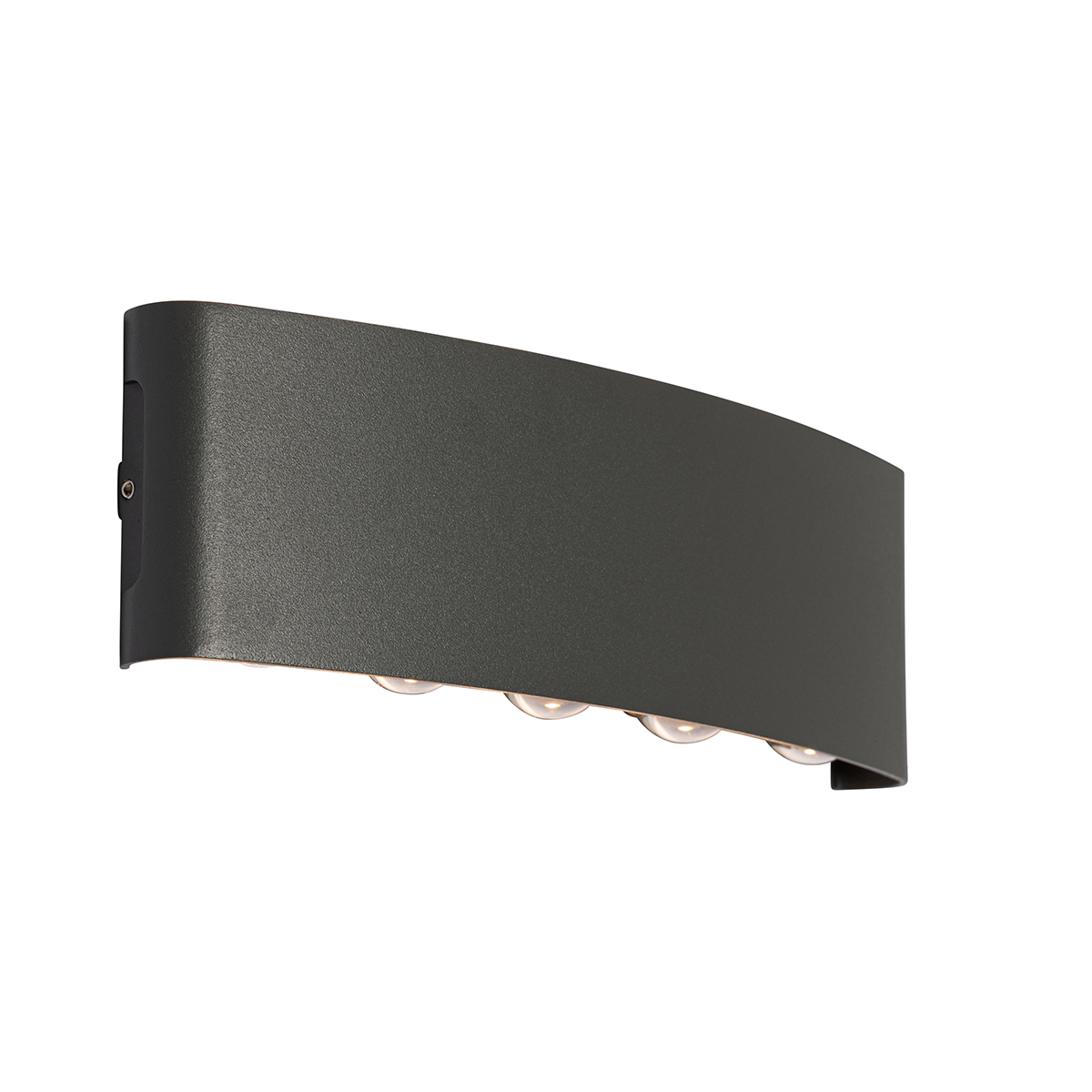 Buiten wandlamp donkergrijs incl. LED 10-lichts IP54 - Silly