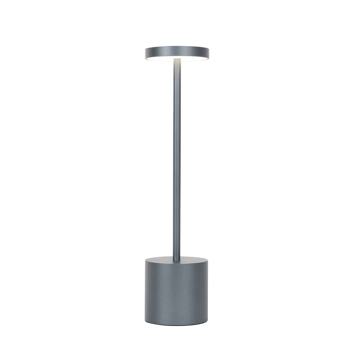 Buiten tafellamp grijs incl. LED en dimmer oplaadbaar - Dupont