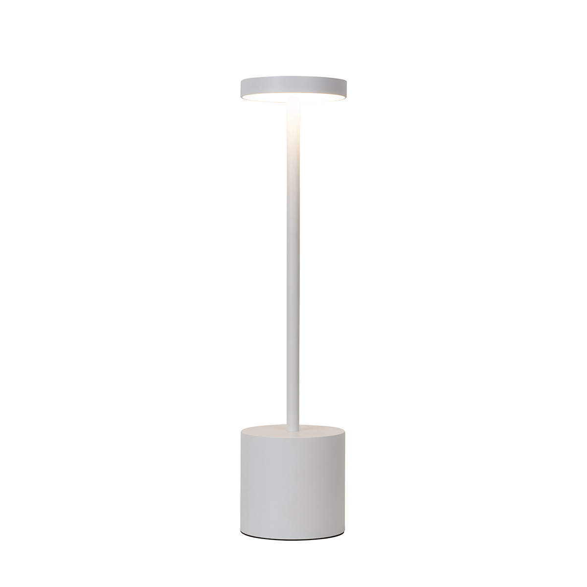 Buiten tafellamp wit incl. LED en dimmer oplaadbaar - Dupont