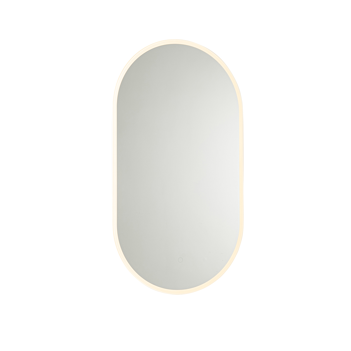 Moderní koupelnové zrcadlo včetně LED stmívatelné - Bouwina
