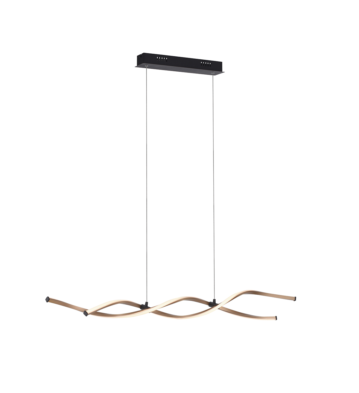 Design hanging lamp gold incl. LED dimmable - Zina