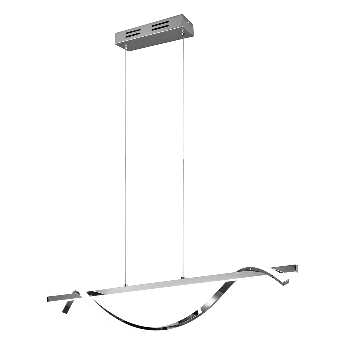 Design hanging lamp steel incl. LED 3-step dimmable - Sander