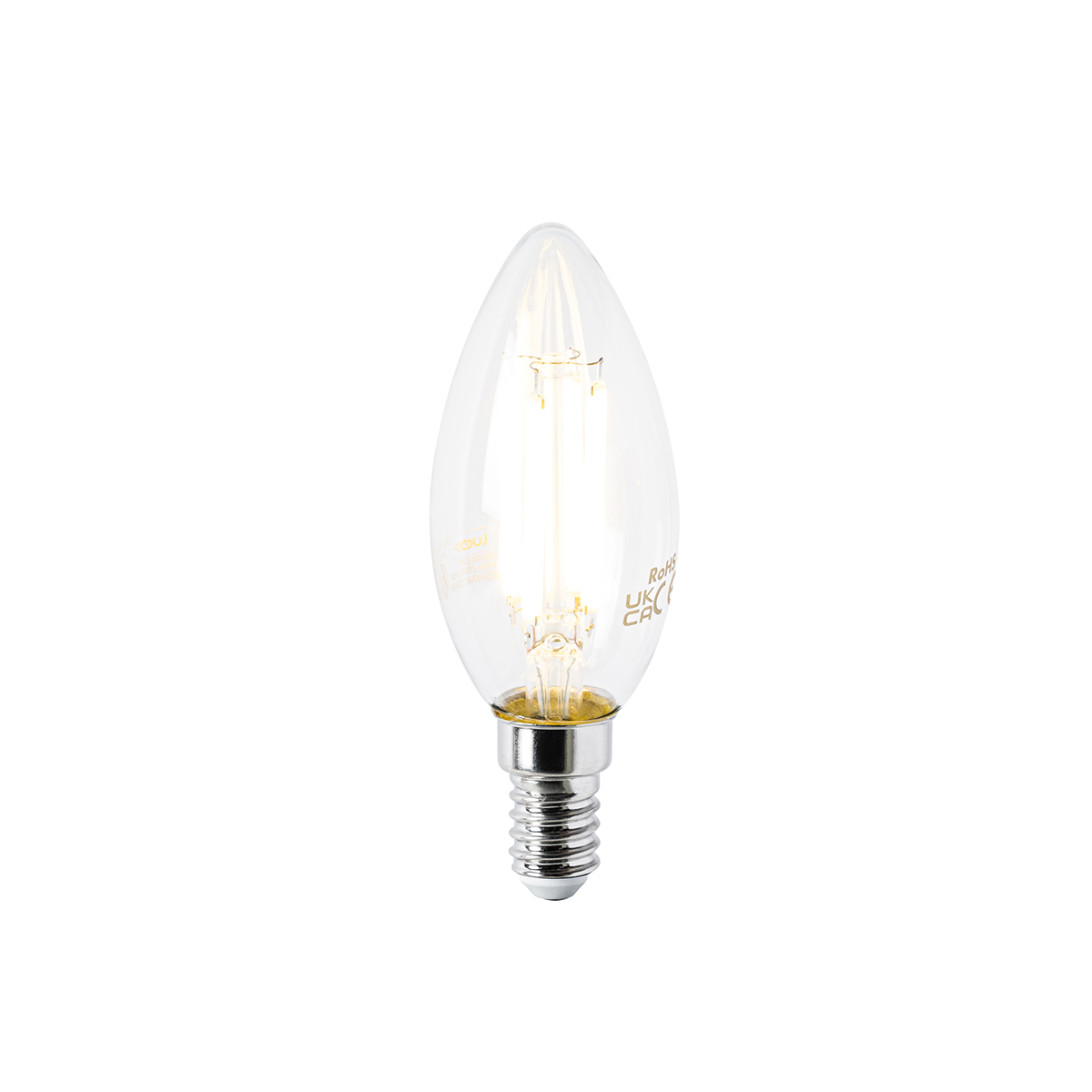 E14 LED lamp B35 helder 2
