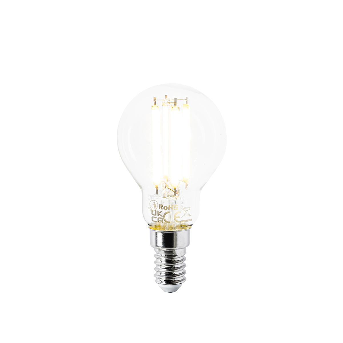 E14 LED lamp P45 helder 2