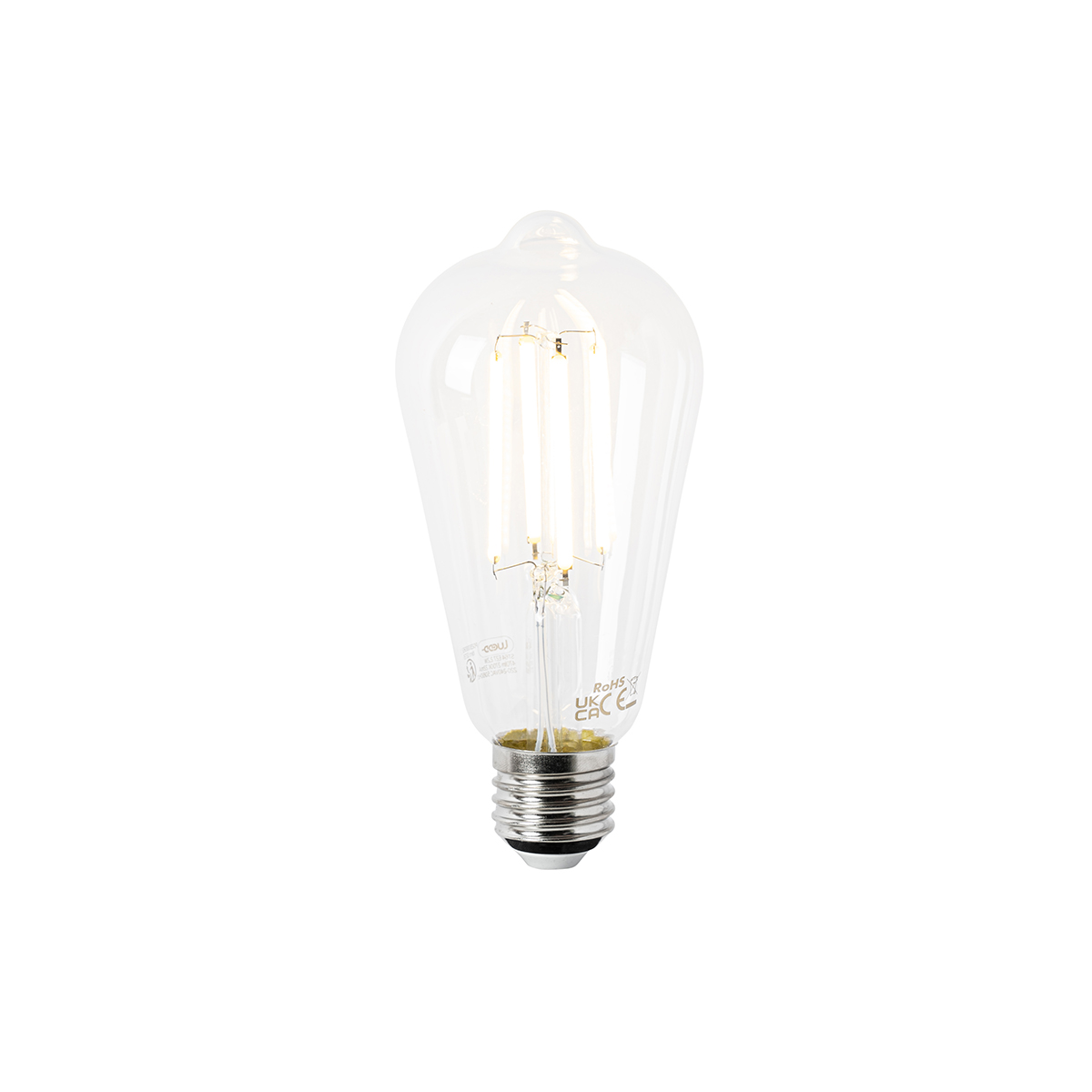 E27 LED lamp ST64 helder 2