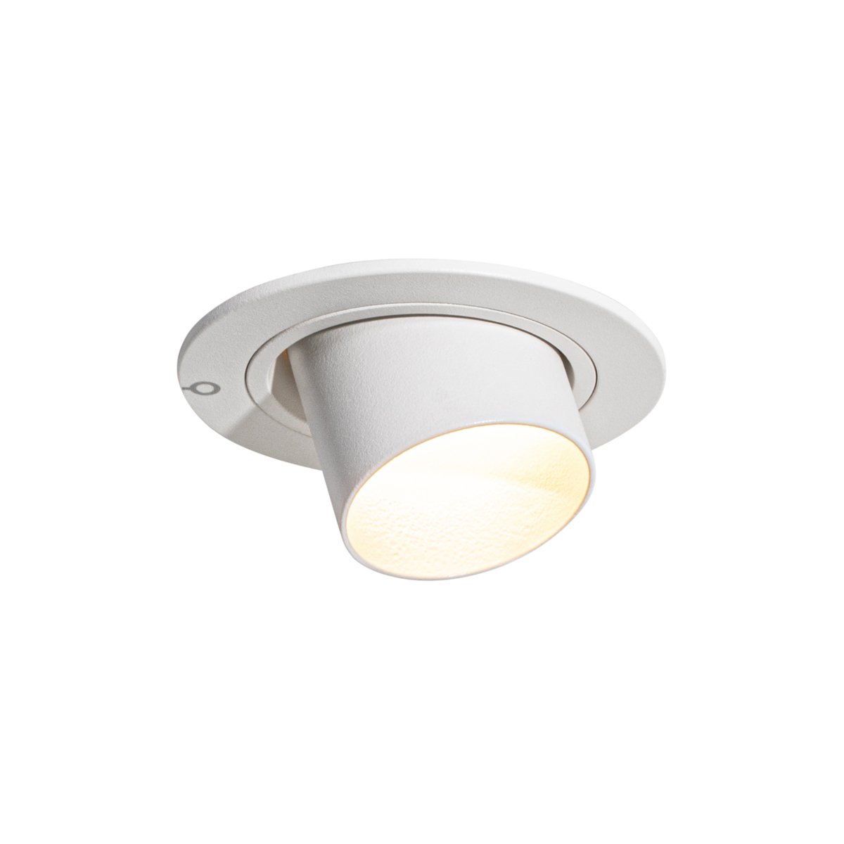 Moderní vestavné bodové svítidlo bílé GU10 35 mm kulaté otočné - Installa