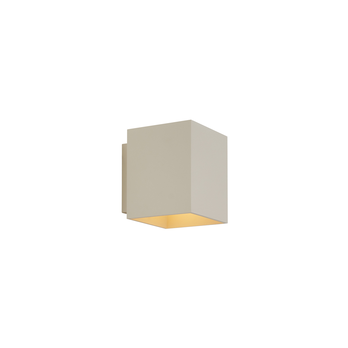 Moderní nástěnná lampa béžová G9 čtvercová - Sola