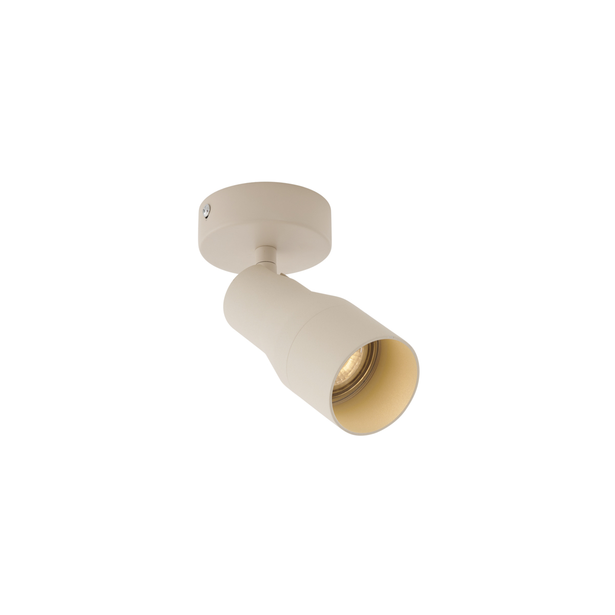 Moderní stropní bodové světlo béžové GU10 50 mm kulaté - Stanley