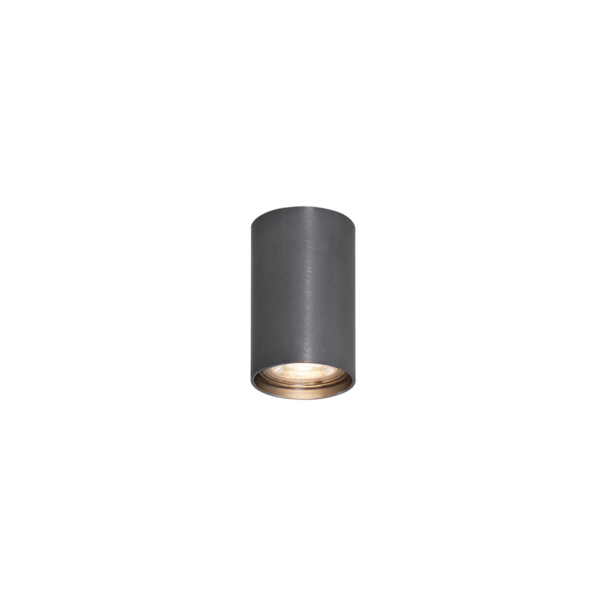 Moderní zapuštěné bodové svítidlo antracitově šedé GU10 50 mm - Tuba