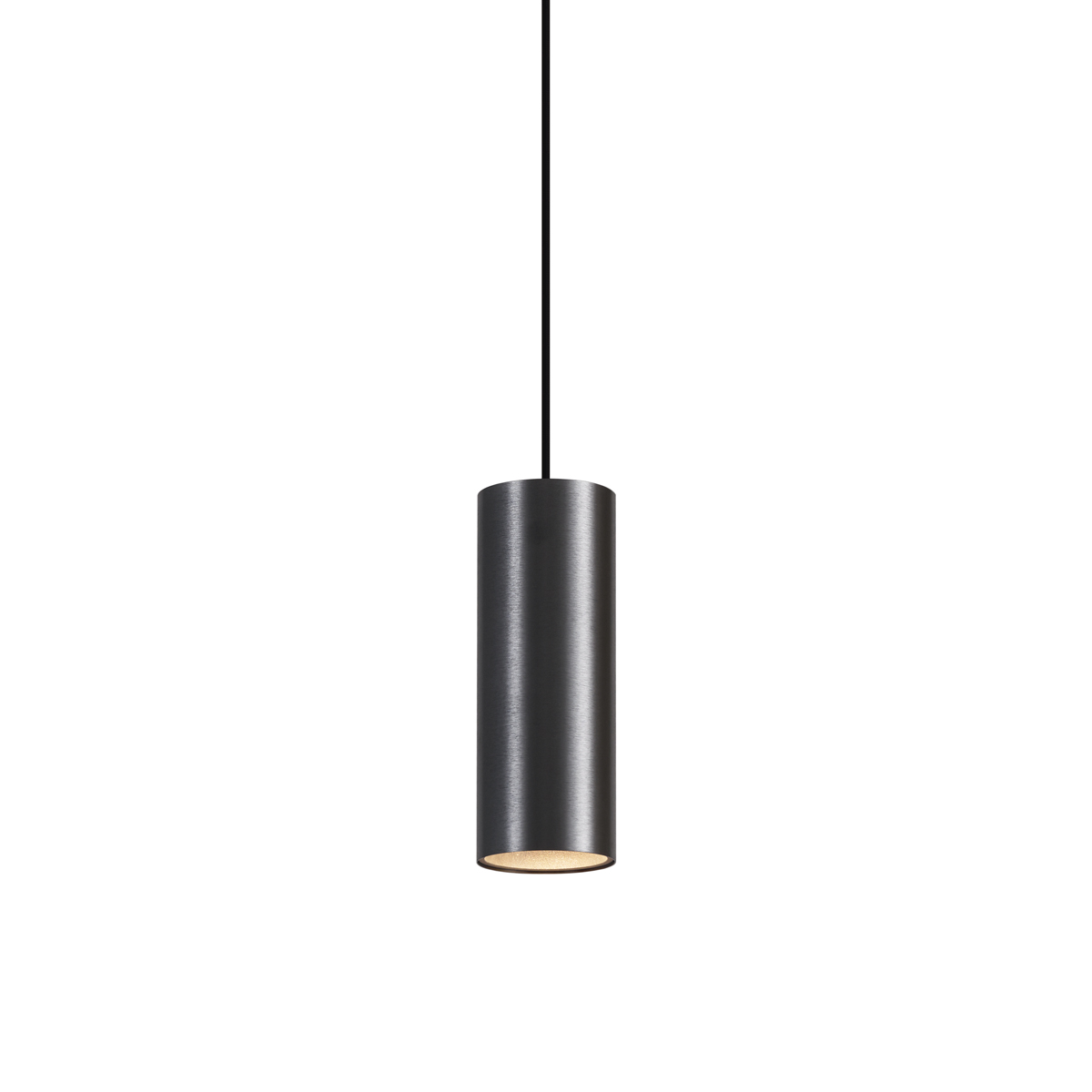 Moderní závěsné svítidlo tmavě šedé GU10 50mm - Tubo