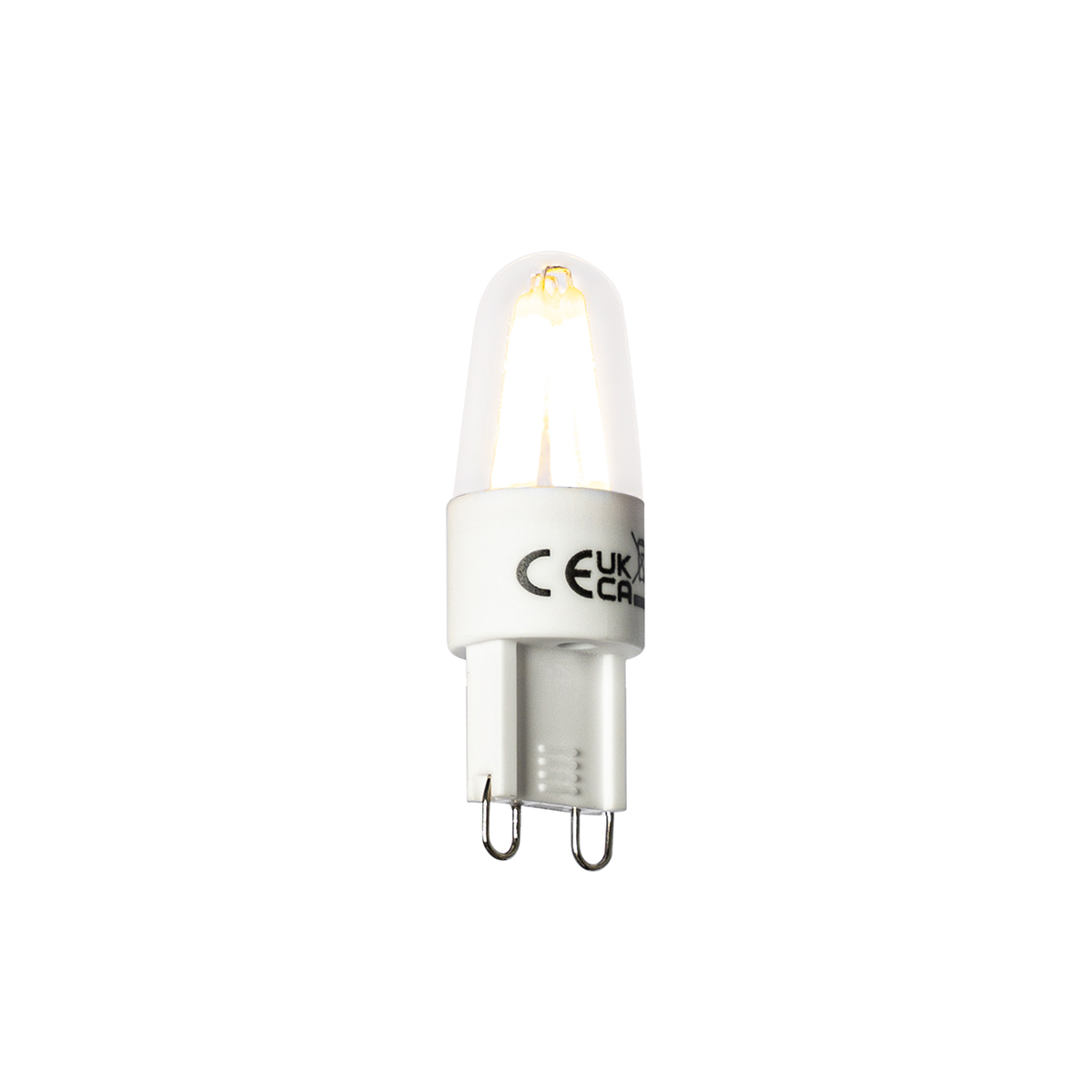 Sada 5 LED vláknových žárovek G9 1
