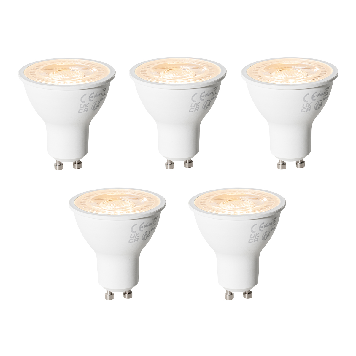Sada 5 ks GU10 3-S LED lamp 6W 500 lm 2200 - 6500K