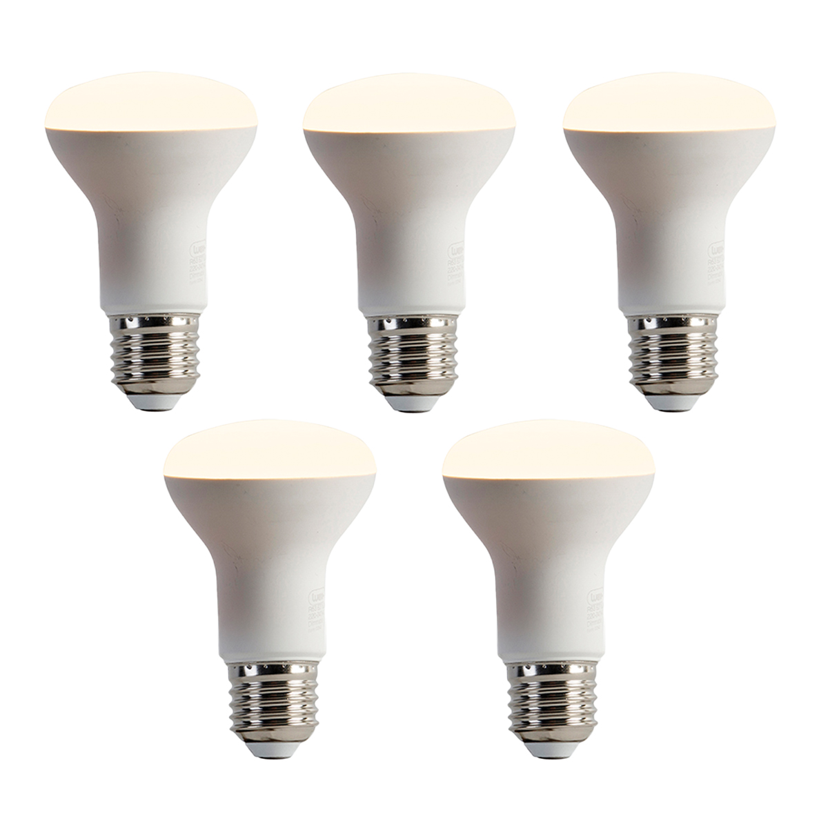 Sada 5 stmívatelných LED žárovek E27 R63 6