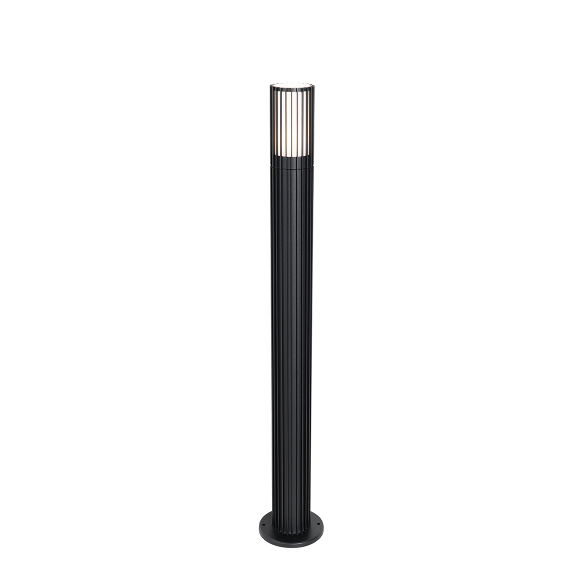 Smart buiten paaltje zwart 80 cm IP44 incl. GU10 50mm- Boris