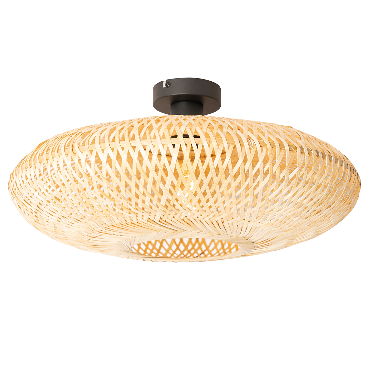 Smart plafondlamp bamboe 50 cm incl. Wifi G95 - Ostrava
